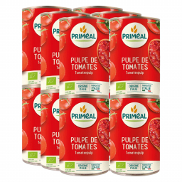 Tomates fraîches concassées bio - Lot de 12x400g