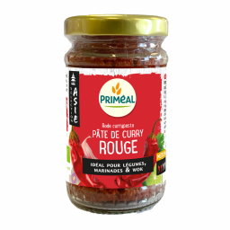 Pâte de curry rouge bio - 120g