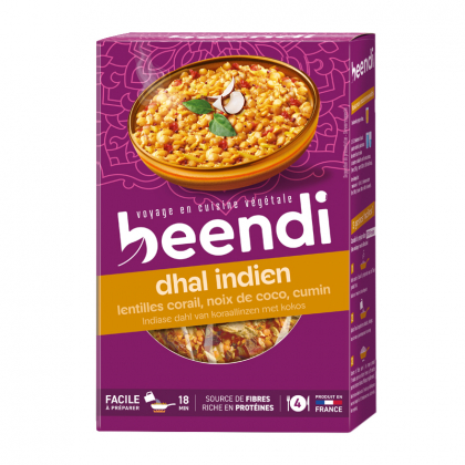 Dahl de lentilles corail à l'indienne - 250g