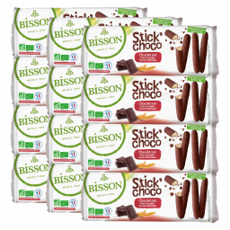 Sticks au chocolat noir - Lot de 12x130g