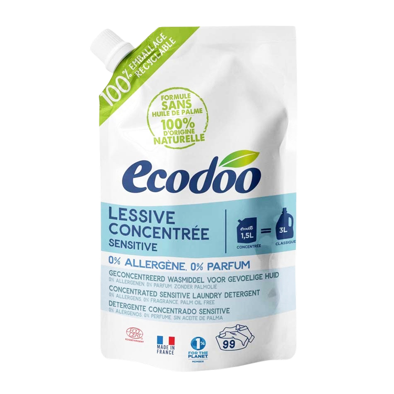 Lessive concentrée sensitive 0% - Doypack de 1,5L