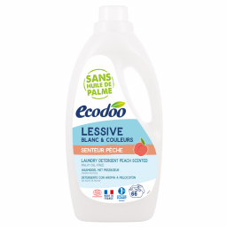 Lessive liquide blanc et couleurs - Pêche - 2L