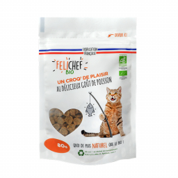 Friandises pour chat - Plaisir au poisson - 80g