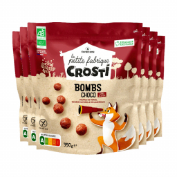 Crosti bombs sans gluten - Billes de maïs soufflées au chocolat - Lot de 6x300g