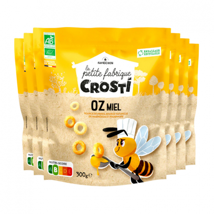 Crosti oz miel sans gluten - Céréales au miel - Lot de 6x300g