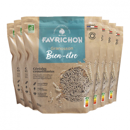 Granosson - Céréales bien-être bio - Lot de 6x250g