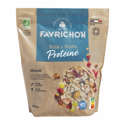 Muesli bio protéiné - Soja et fruits - 500g