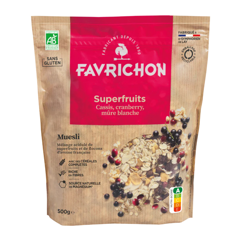 Muesli bio tradition sans gluten - Superfruits - 500g