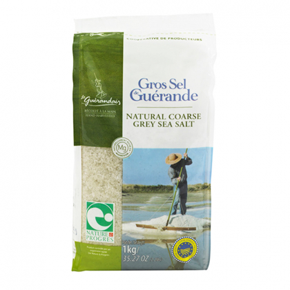 Sel gros de Guérande - IGP Nature et Progrès - 1kg