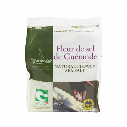 Fleur de sel de Guérande - IGP Nature et Progrès - 500g