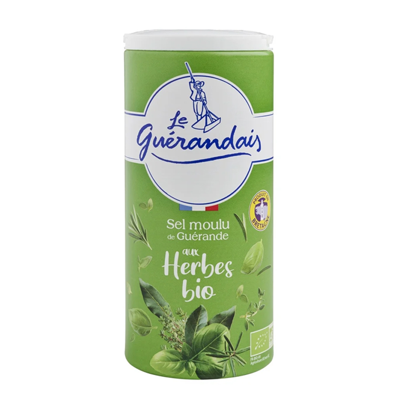 Sel fin de Guérande aux herbes bio - IGP Nature et Progrès - 125g